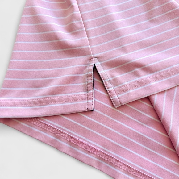 Polo Ralph Lauren Performance Shirt Men’s XL Pink Stripe Short Sleeve Wicking - Picture 10 of 13